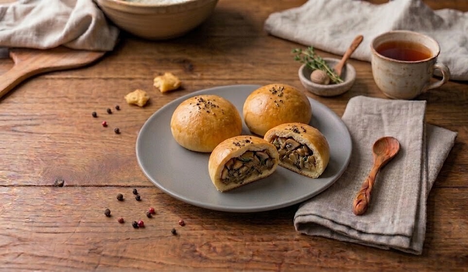 Мини‑пирожки с грибами