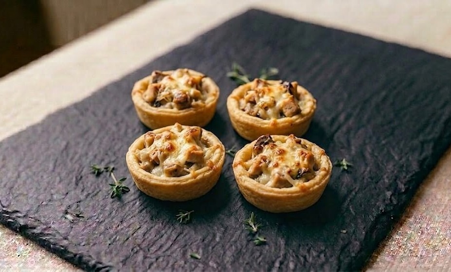 Жульен из домашней курицы с соусом бешамель, 120г.
