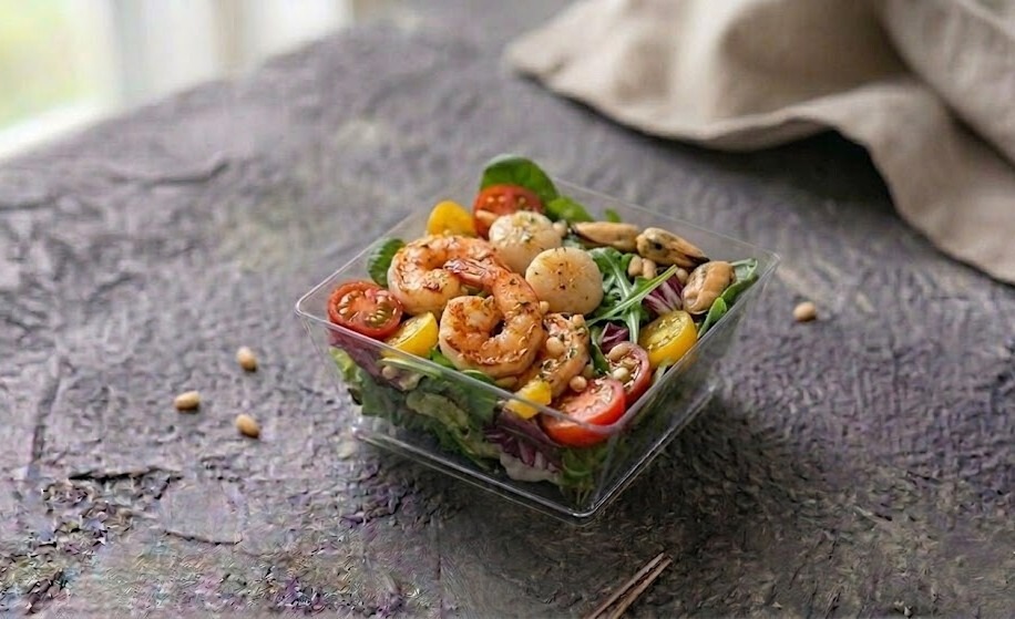 Салат из морепродуктов, 100г.