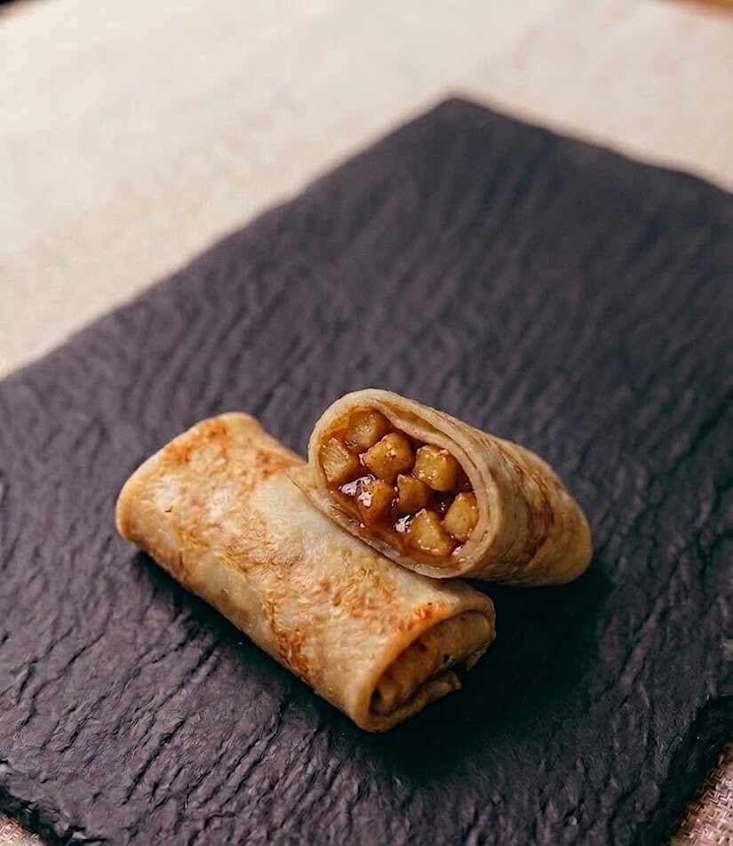 Блинчики с яблоками и корицей, 450гр.