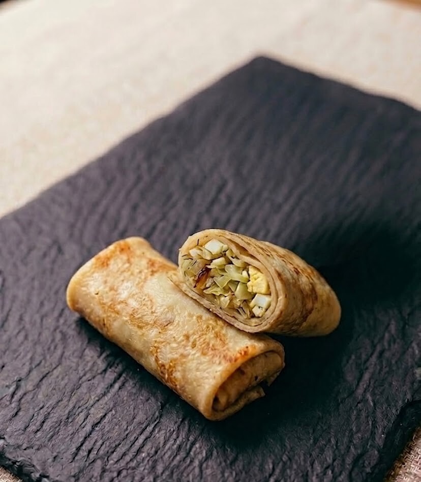 Блинчики с капустой и яйцом, 450гр.